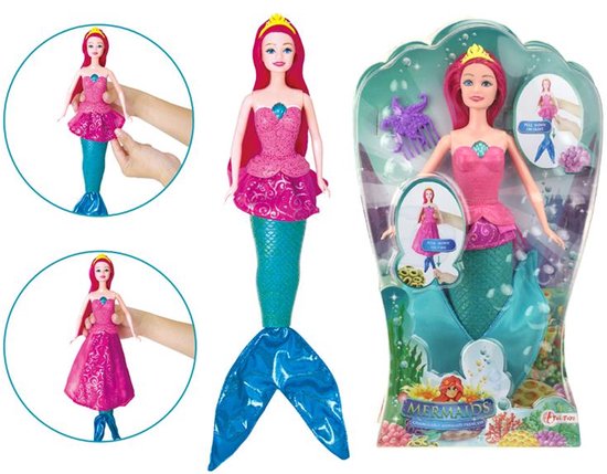 Toi-toys Zeemeermin Met Veranderbare Staart/ Jurk 30 Cm. van Toi-Toys — afbeelding 4