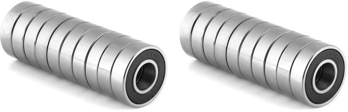 JGS Premium - 20 Stuks Diepgroeflager 623-2RS 3 * 10 * 4 Mm - Rubberen Afgedicht - Stalen Miniatuurlagers - Duurzaam Ontwerp