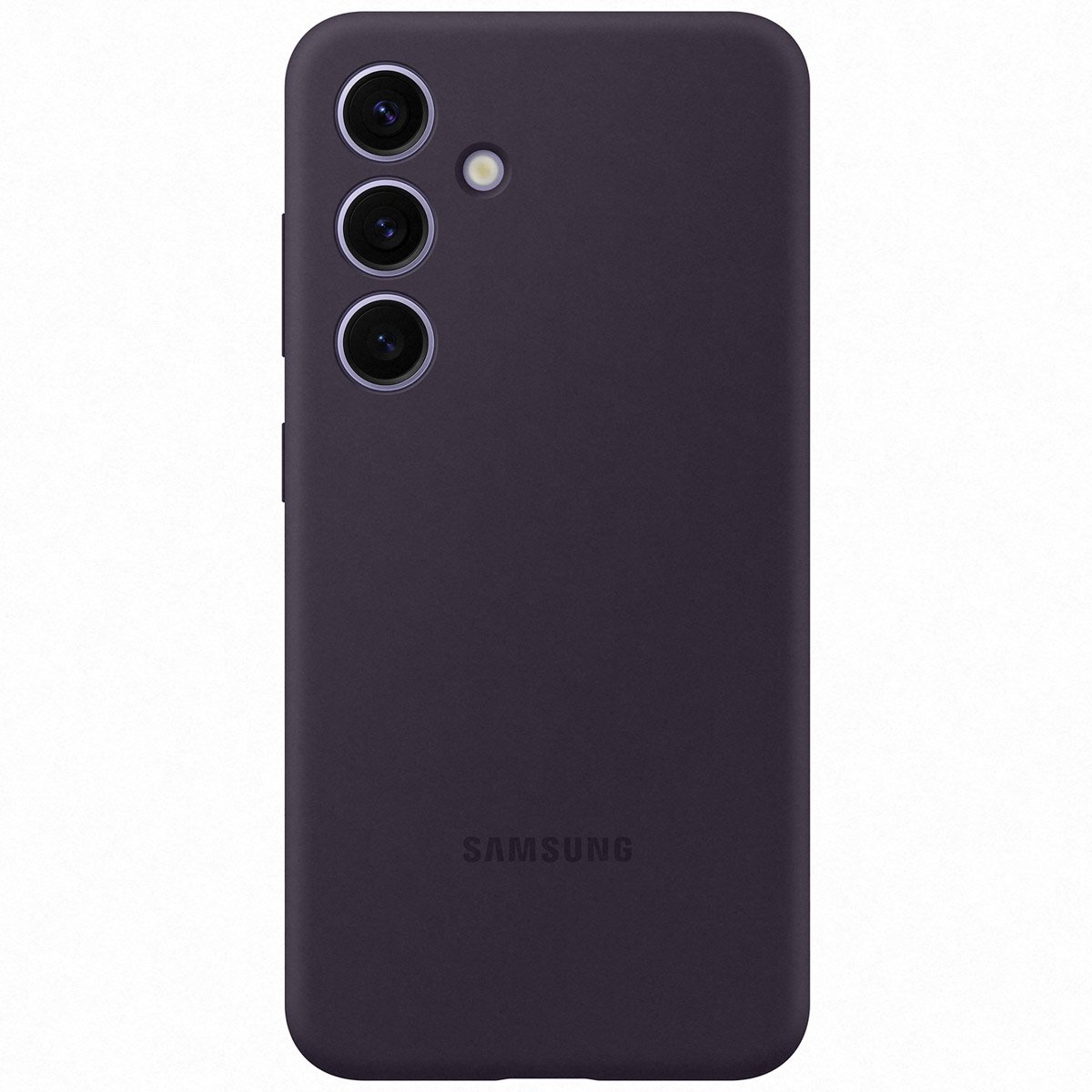 Samsung Galaxy S24 Siliconen Back Cover Donkerpaars