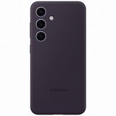 Samsung Silicone Case - Geschikt voor Samsung Galaxy S24 - Dark Violet