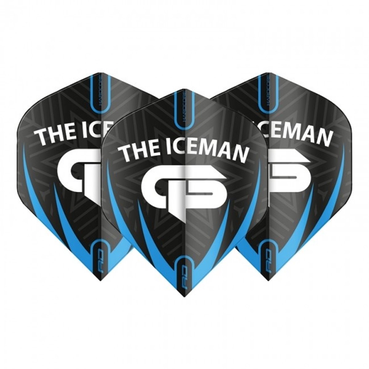 Red Dragon Gerwyn Price Black White & Grey Logo - Dart Flights