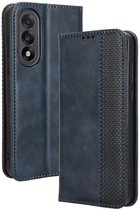 Coverup Hoesje - Geschikt voor OnePlus Nord 5 Hoesje - Coverup Vintage Style Book Case - Blauw