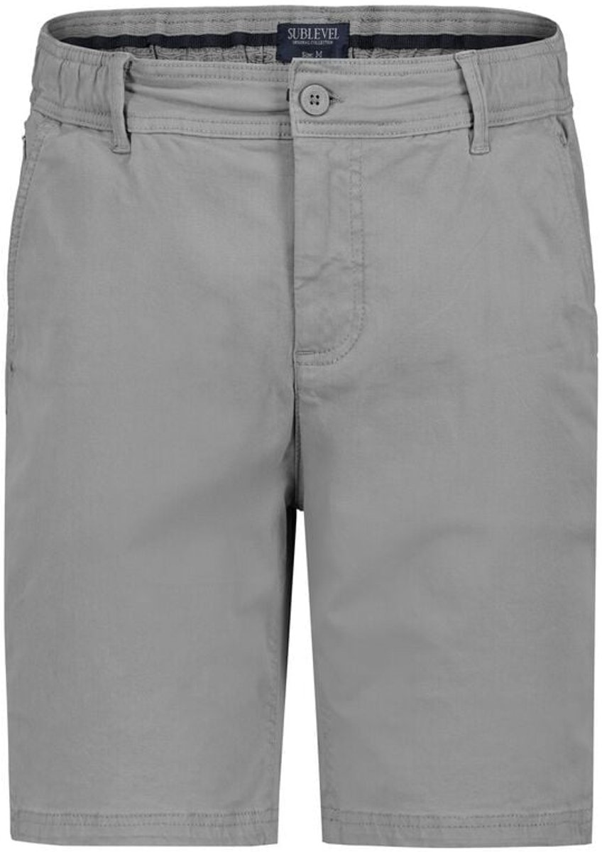 Sublevel Chino Shorts Mannen Heren Shorts - grijs - S