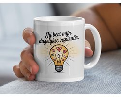 Inspiratie Mug, Jij Bent Mijn Dagelijkse Inspiratie, Liefde Mug, Cadeau Idee, Unieke Mok, Inspiratie Cadeau