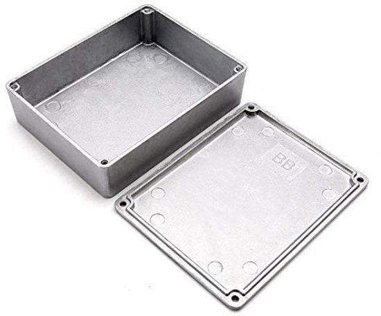 Lot De 5 Boîtiers électroniques En Aluminium – à Visser – Pour Montage Sur Panneau
