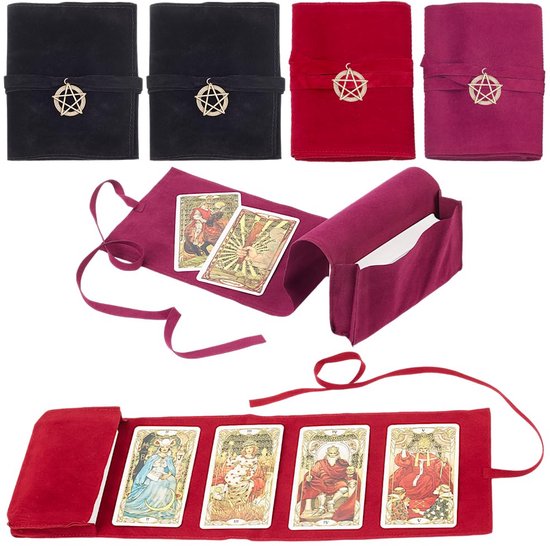 thumbnail: JINGLING Fluwelen Zakje Met Trekkoord - Tarot, Sieraden Of Cadeauzakje 13x18 Cm