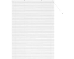 vidaXL - Venetiaanse - jaloezie - Wit - 220 - x - 155 - cm - 25 - mm - Aluminium