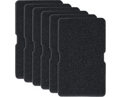 6-delige warmtepompdrogerfilterset - 244×155×10 mm - Accessoires voor wasdrogers - Sponsfilter voor condensorwasdroger - Geschikt voor Beko 2964840100, Grundig, Elektra Bregenz en Blomberg DSX83410W, DE8635RX