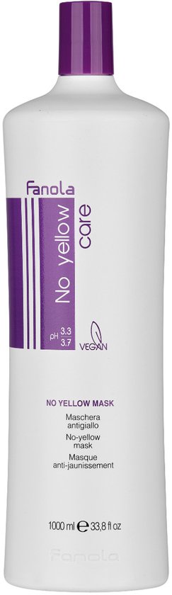 Fanola No Yellow Mask Cuidado Kur haarmasker - 1000 ml