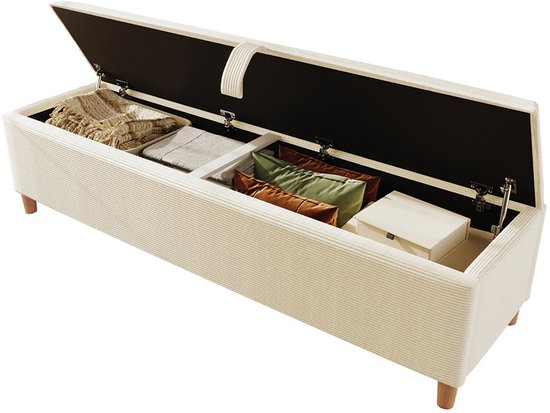 Hzuaneri SB03414X Zitbank 100 cm, opbergdoos, opbergdoos voor binnen, 2