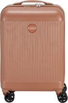 Princess Traveller Oceans – Handbagage Koffer – Mocha Mousse – Reiskoffer met dubbele wielen – 55x35x20 cm – GRS gecertificeerd