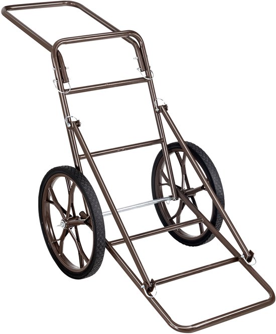 Hertenkar - Opvouwbare Wildtransporter met Een Laadvermogen van 500 Pond. 17 Inch Rubberen Wiel en Ergonomische Handgreep. Robuust voor de Jacht van Merkloos — afbeelding 2