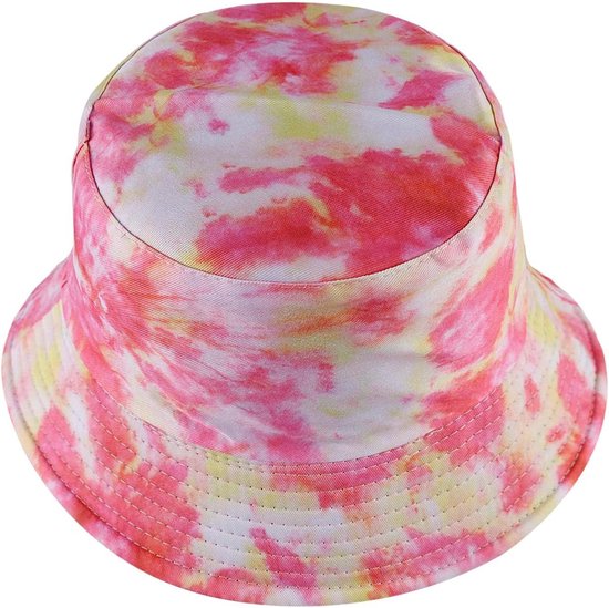 SKHAOVS 2 Stuks Omkeerbare Emmerhoed - Retro Jaren '80 Voor Heren en Dames, Opvouwbare Strand Zonne Vissershoed, Grappige Disco Hoed Voor Hiphopfeest