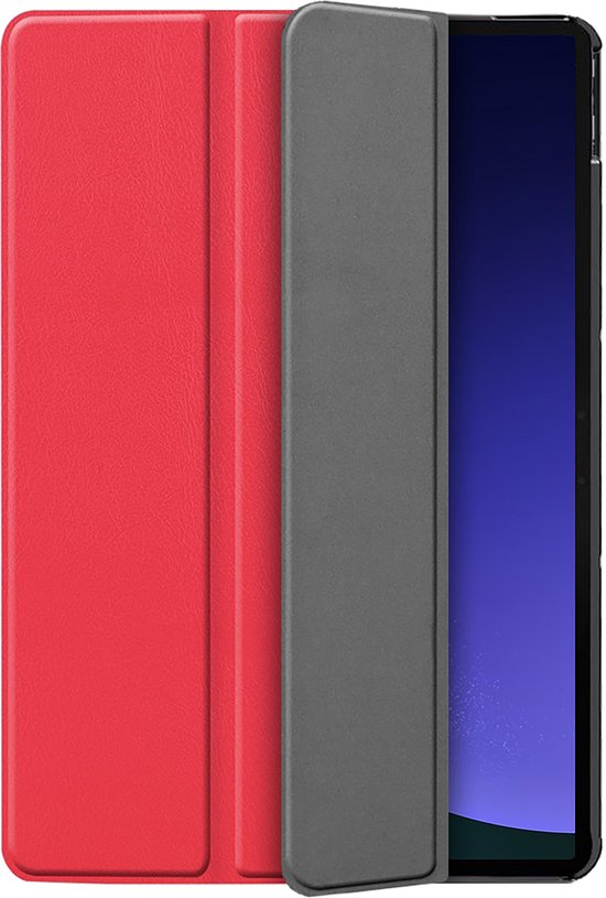 Étui Cazy pour Samsung Galaxy Tab S10 FE / S9 / S9 FE - Étui Smart à trois volets pour tablette - Rouge