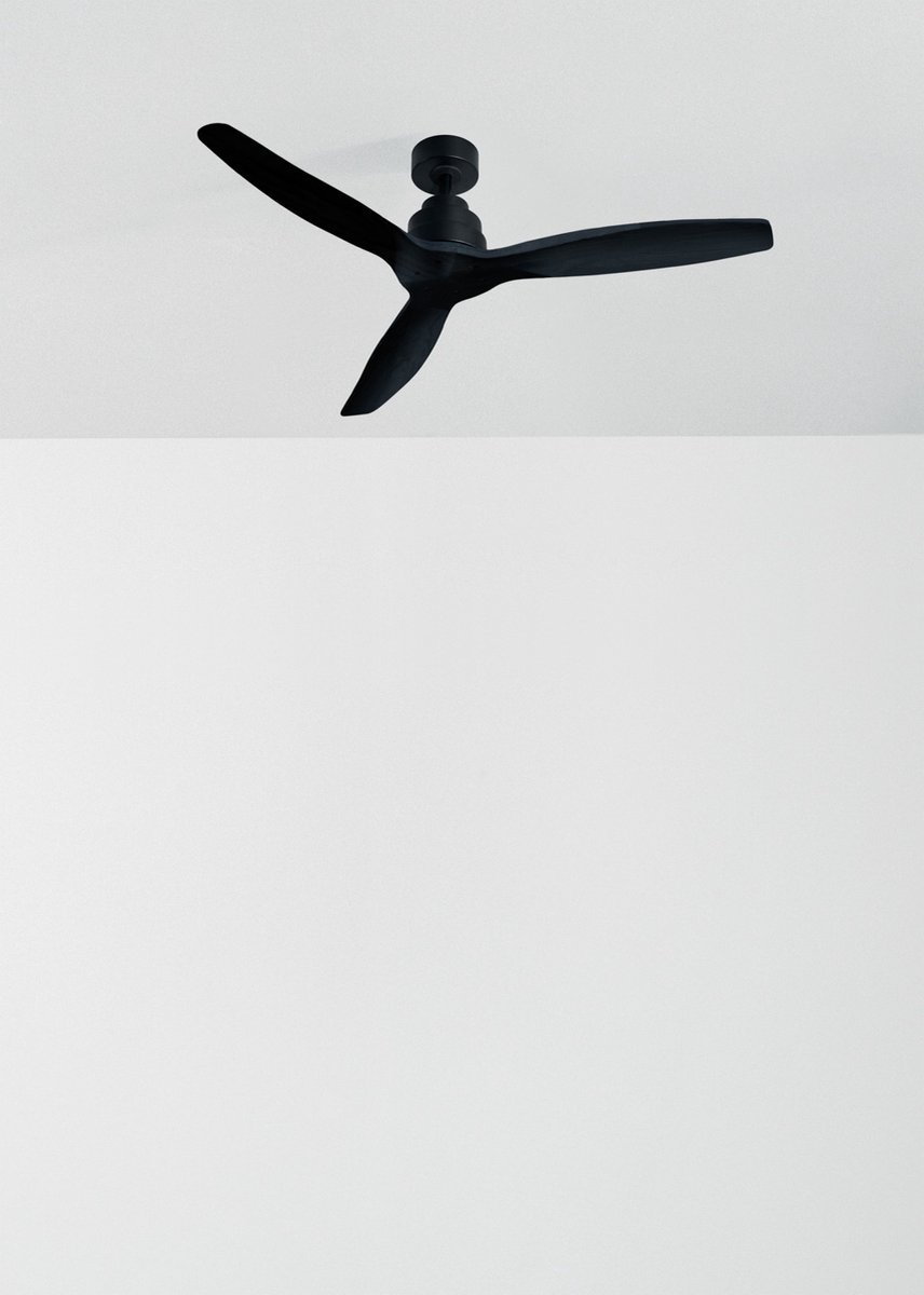 CREATE - Plafondventilator 40W silent Ø132 cm - Met Wifi - Met Afstandsbediening - 6 Snelheden - Timer - Zomer/Winter functie - Zwart - WIND STYLANCE – foto 5