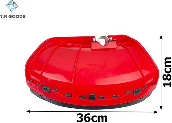 T.R Goods® Universele Draadspoelkap Beschermkap met Automatische Draadafsnijder - Voor Benzine Bosmaaiers - Inclusief Klem & Mes van T.R Goods® — afbeelding 2