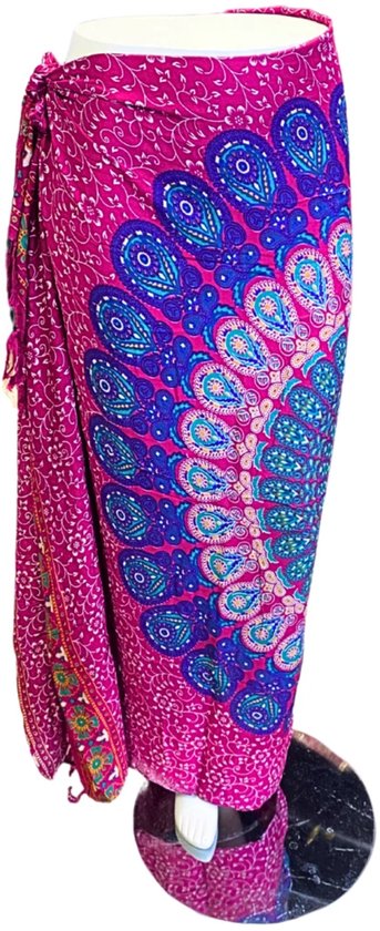 Sarong - 179 - zwart van Om Namaste - Pareo Saunadoek Wikkeljurk