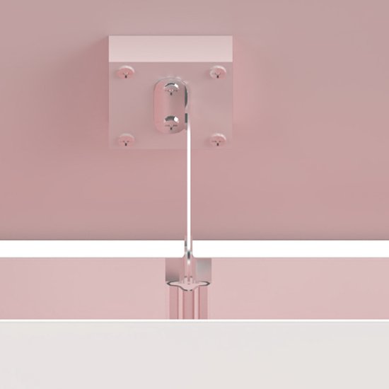 Speelgoedkist Vestnes roze en wit 60x30x44 cm [en.casa] — afbeelding 2