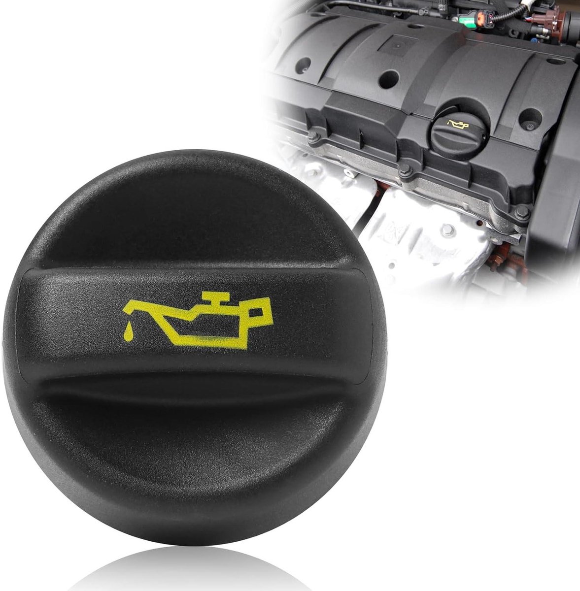 Allecto Plus - Motorolievuldeksel voor diverse auto modellen - OEM-nummers: 9670015080 1180S5 9674157180