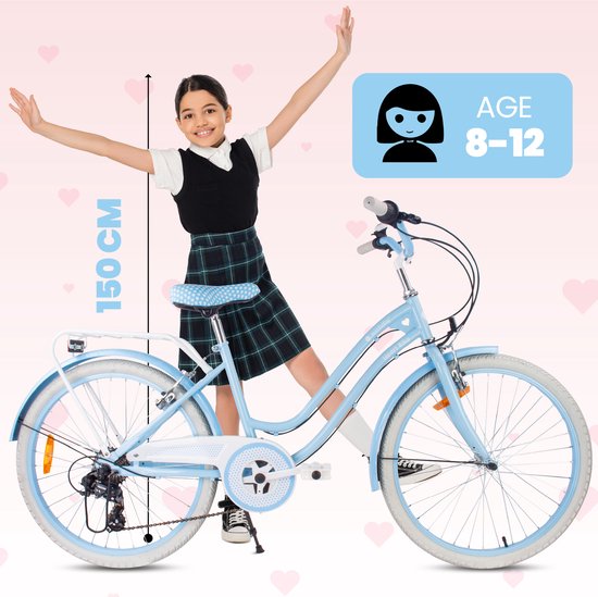 Volare Sportivo Kinderfiets - Jongens - 24 inch - 7 Versnellingen