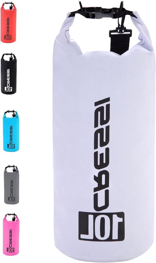 Sac étanche 1,2L Rouge - Pour Rafting, Kayak, Camping - Roulable, Léger, Protection Anti-eau