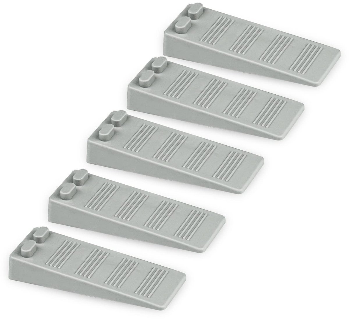 Ibenzoa® In Hoogte Verstelbare Antislip Deurstoppers Set van 5 voor Diverse Deuren en Vloertypes