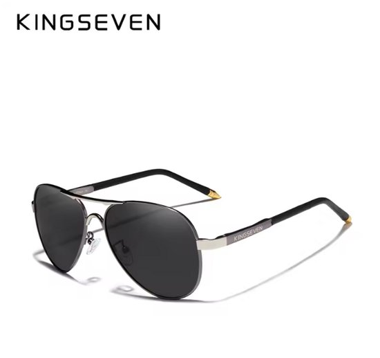 Lunettes de soleil KINGSEVEN 7503 - Gris foncé - Homme - Femme - Polarisées - UV400 - Sportives