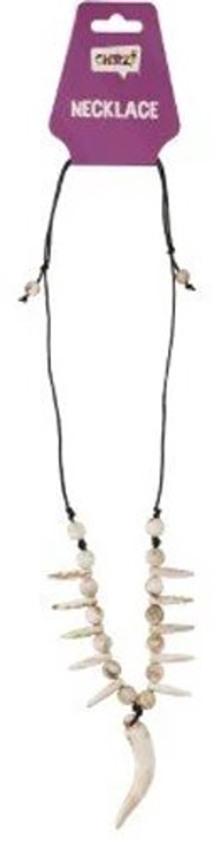 Ketting tanden - jungle party - oermens