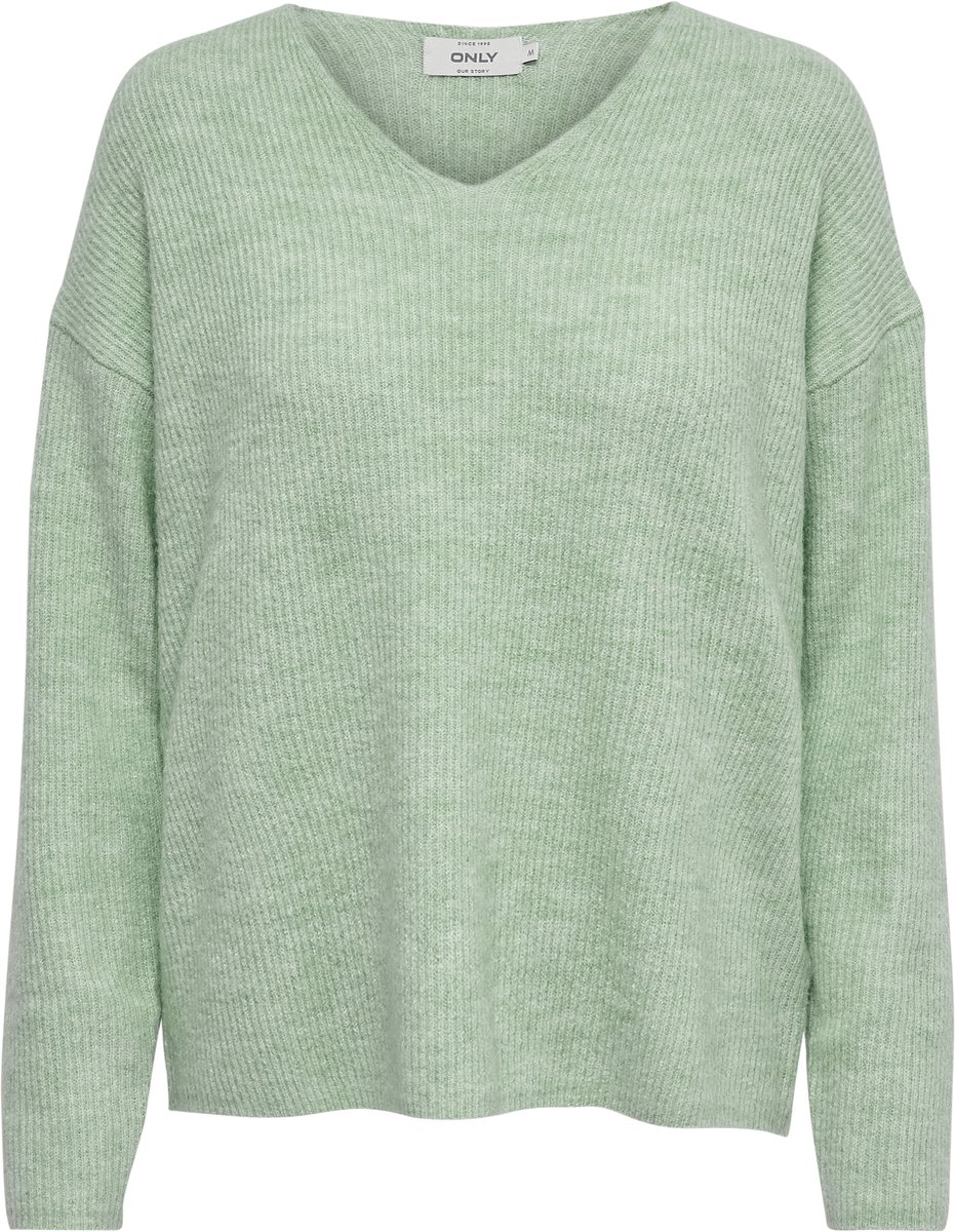 ONLY - ONLCAMILLA V-NECK L/S PULLOVER KNT NOOS - Dames - Gebreide truien