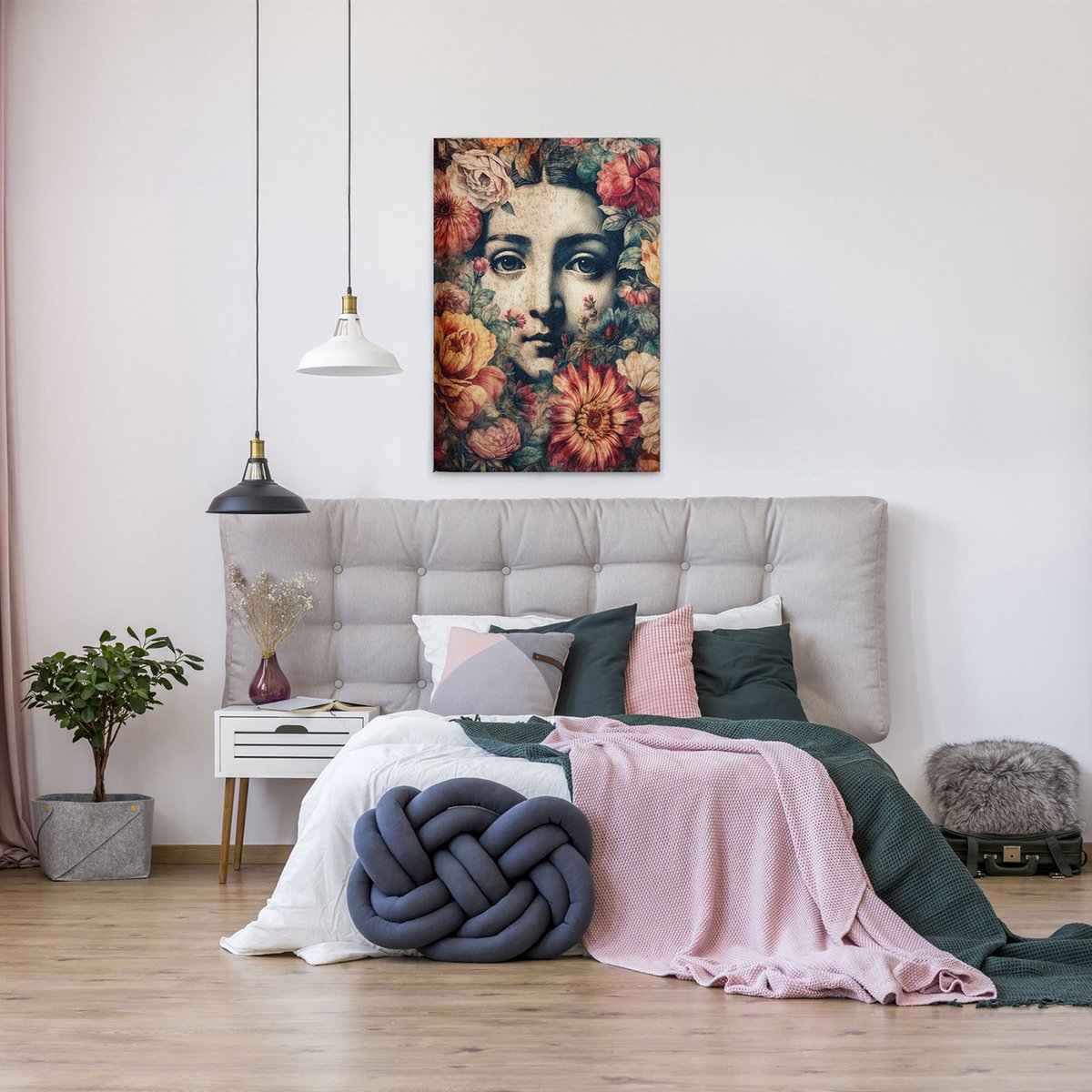 Canvas Blooming Mona Lisa | DD133271