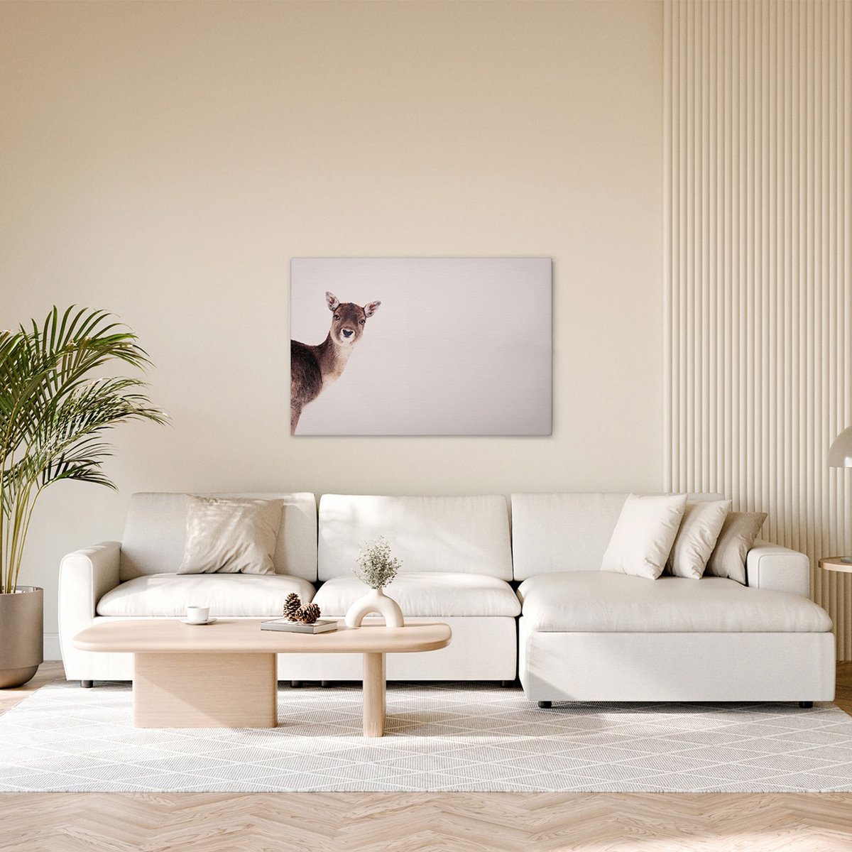 Canvas Deer Rose | DD132253