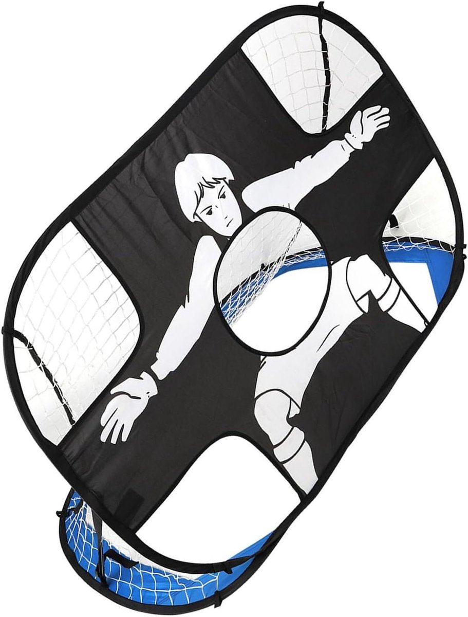 Allecto Plus - Voetbaldoel Set voor Kinderen - Voetbaltraining - Draagbaar & Opvouwbaar - Indoor & Outdoor Gebruik