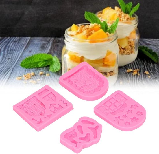 Sijiangmold Fotolijst Fondant Mold Fotolijsten Siliconen Mal
