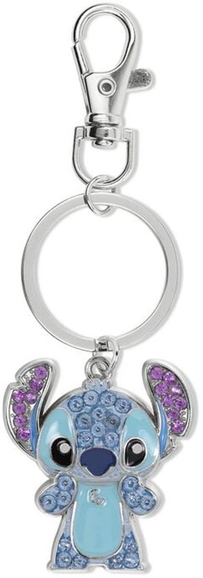 Porte-clés unisexe Lilo & Stitch - Couleur argent - Standard
