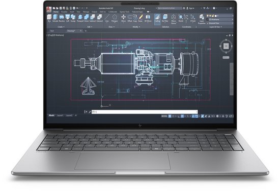 HP ZBook 8 G1i Intel Core Ultra 7 255H Mobiel werkstation 40,6 cm (16") WUXGA 32 GB DDR5-SDRAM 1 TB SSD NVIDIA RTX 500 Ada Wi-Fi 7 (802.11be) Windows 11 Pro AI Workstation, AI PC Zilver - HP - Hoofdafbeelding