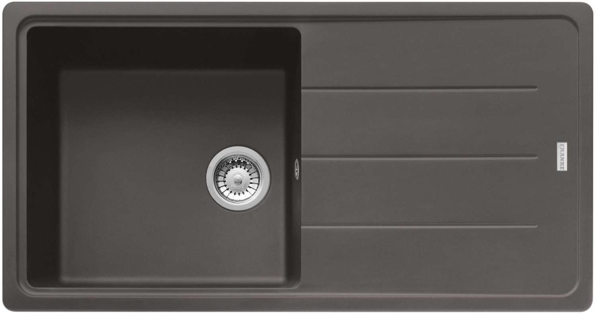 Franke Basis - Fragraniet spoelbak BFG 611, 97x50 cm, grijs leisteen 114.0713.947