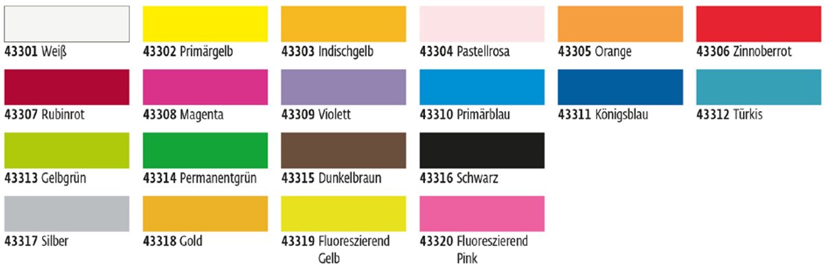 Kinderkunstverf, 75 ml, turkoois blauw