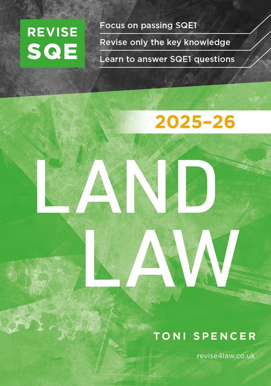 Revise SQE Land Law 2025/26 - cover