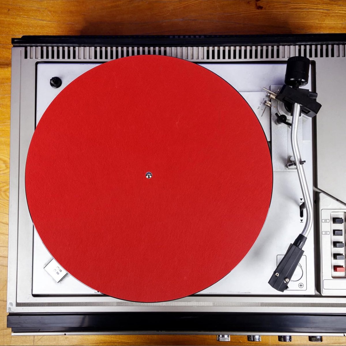 Antislip 12 Inch Platenspeler Mat Set, Vilt Wol Draaitafel Schotel Vervanging Accessoires Voor Spelers, Houd Uw Records Veilig En Geluid Thuis