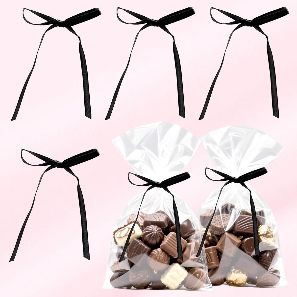40 stuks strikken voor taartdecoraties, taartdecoraties, strikken