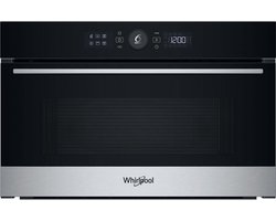 Whirlpool WMD54MX Zwart, Roestvrijstaal Grill-magnetron Ingebouwd 31 l 1000 W