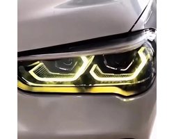 XEOD CSL LED DRL angel eyes modules Geel geschikt voor BMW X1 F48 - F49 - X2 F39 - Voor LED koplampen - 4 stuks - Complete set