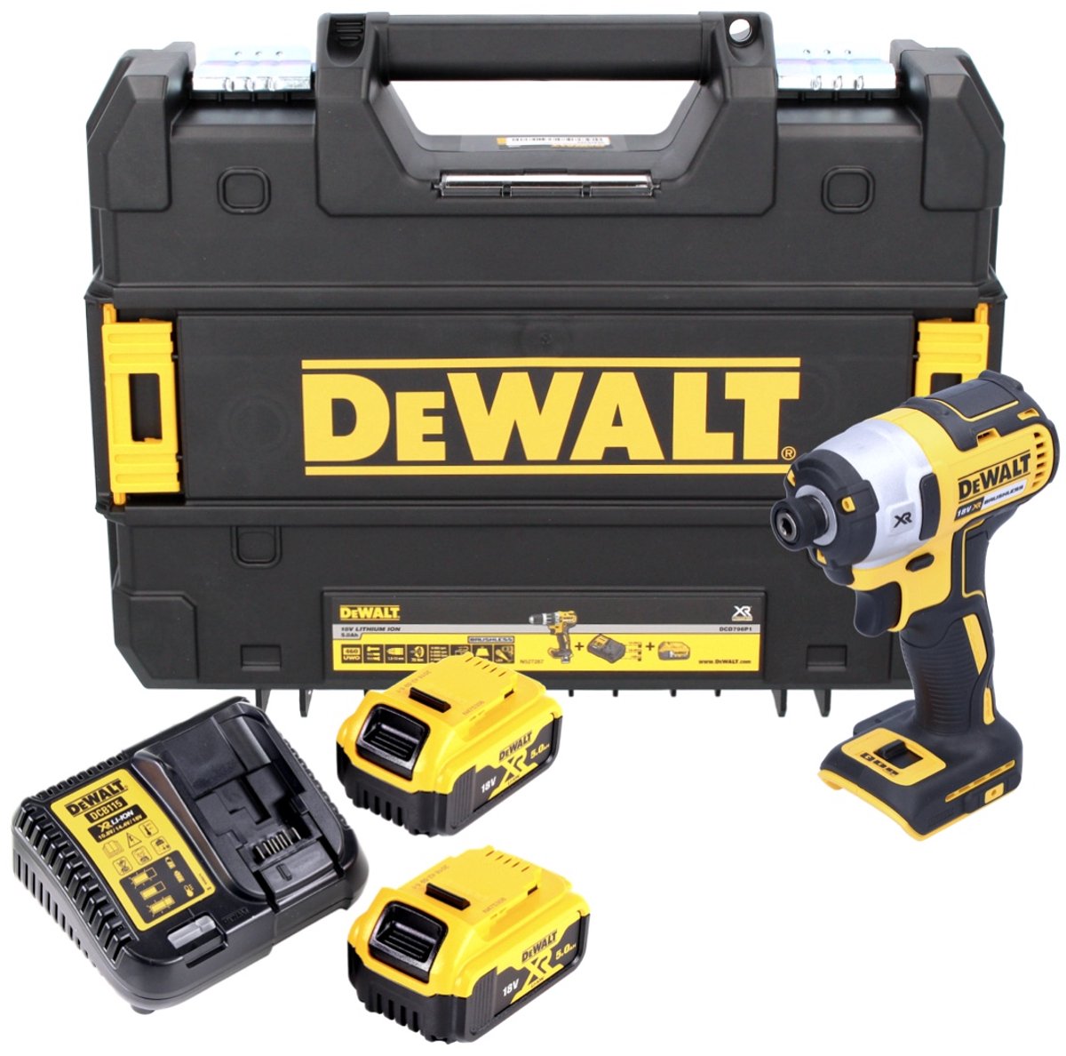 DeWalt DCF887P2-QW accu-slagschroevendraaier 2x 5.0Ah accu