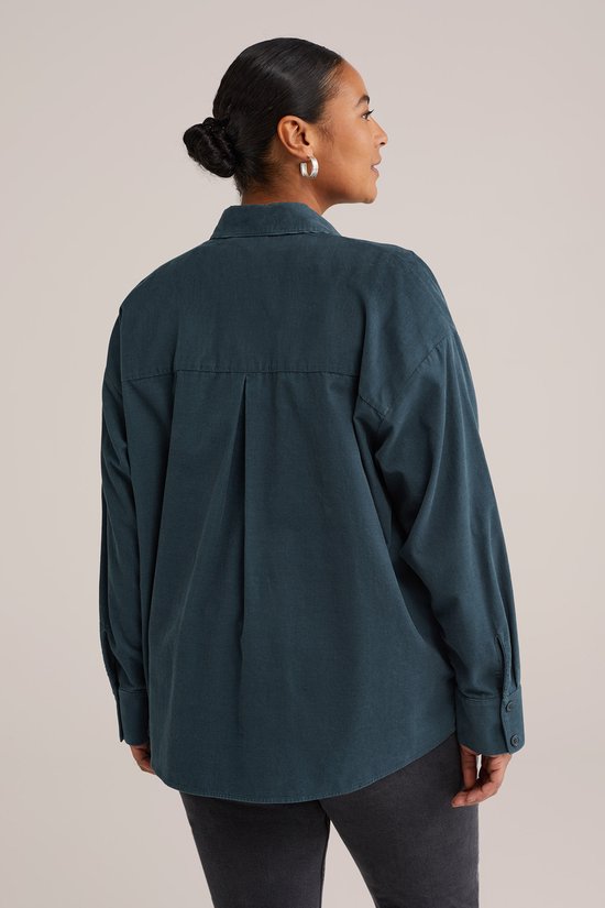 Corduroy Jas met Capuchon - Oat Milk Beige - Cotton Blues Corduroy Jas met Capuchon - Oat Milk Beige - Cotton Blues