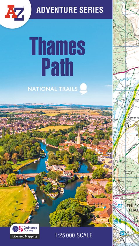 A -Z Adventure Series- Thames Path - cover