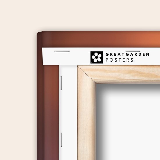 Tableau jardin extérieur 60x90 cm - Décoration de jardin Fleurs - Papillon - Lavande - Bloem - Nature - Poster jardin sur toile - Décoration murale Jardin - Décoration tableau extérieur - Décoration murale clôture - Toile extérieur