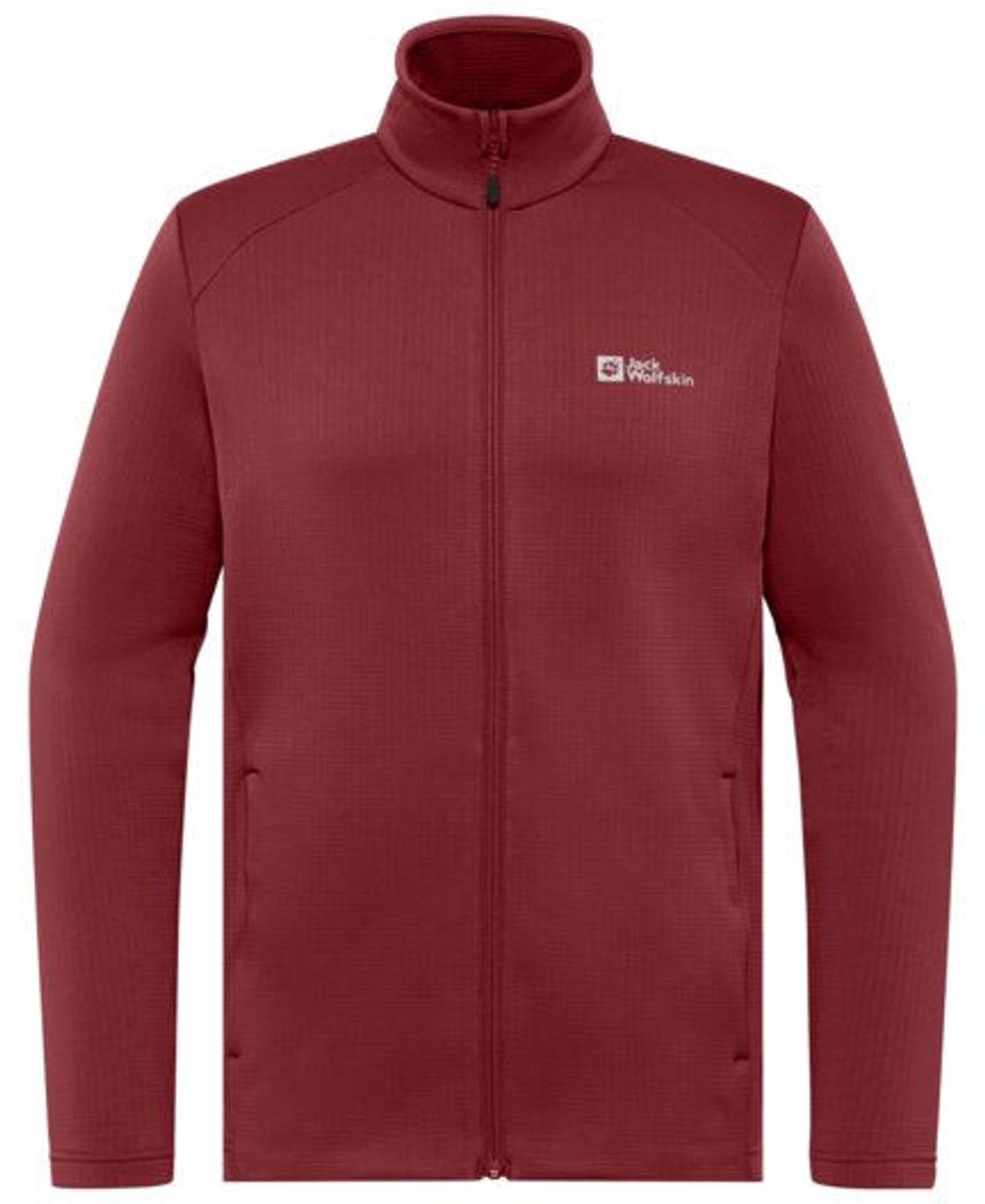 Jack Wolfskin Kolbenberg FZ M – Outdoor Kleding Fleeces en Truien Fleece 2511 Deep Ruby
