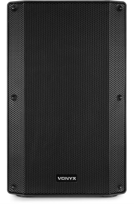 Speaker - Vonyx VSA15P - passieve speaker 15'' - 1000W - Kunststof behuizing met wieltjes - Perfect voor mobiel gebruik — afbeelding 2