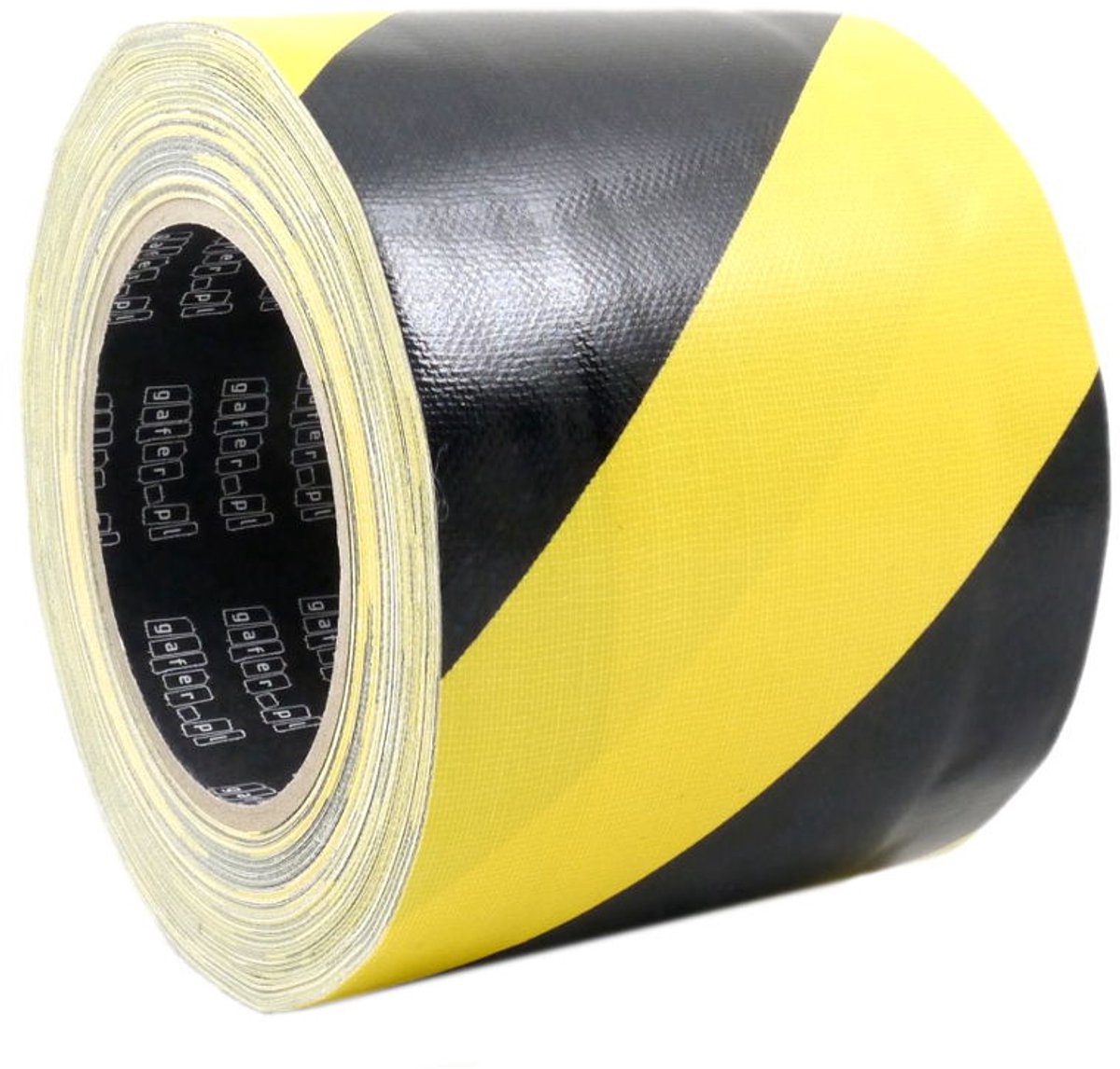 Gafer.pl Cable Cover Tape 100mm x 25m Zwart / Geel