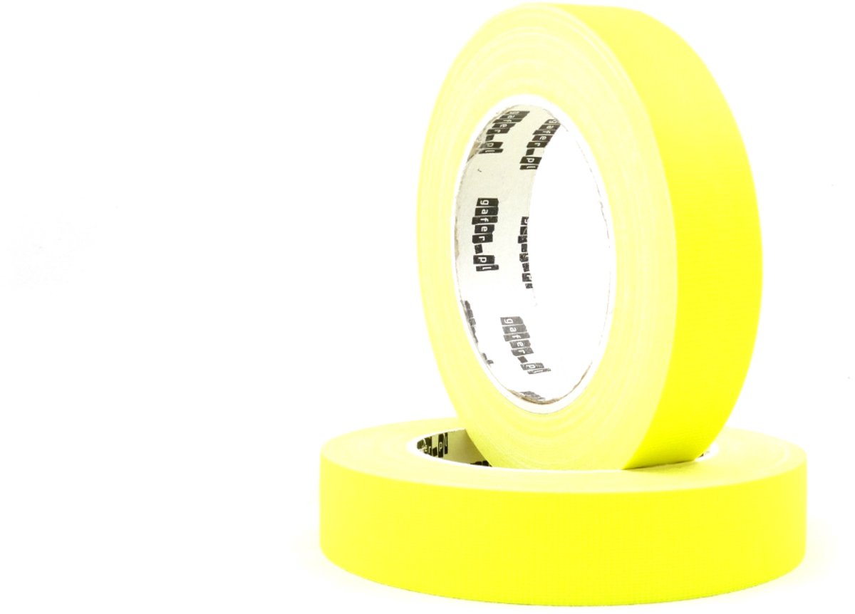Gafer.pl Fluor Tape 24mm x 25m Geel